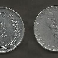 Münze Türkei: 2,5 Lira 1977