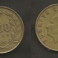 Münze Türkei: 500 Lira 1990