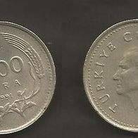 Münze Türkei: 1000 Lira 1991
