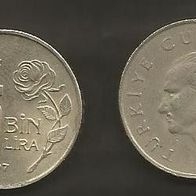 Münze Türkei: 25 Bin Lira 1997