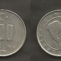 Münze Türkei: 100 Bin Lira 2003