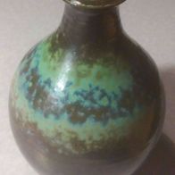 Vase Keramik Angelov Altensalzkoth Handarbeit Höhe 17cm Bauch 12cm TOP
