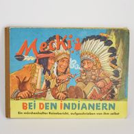 Mecki bei den Indianern 1. Auflage 1956 Band 5 Hammerich & Lesser