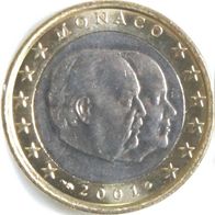 1 Euro Monaco 2001 unzirkuliert (unc.)