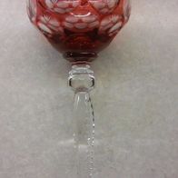 Edler Weinrömer Glas aus Bleikristall mit Schliffmuster Weinglas Römer Höhe 20cm