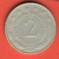 Jugoslawien 2 Dinara 1977