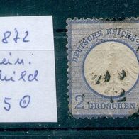 Briefmarken Deutsches Reich 1872 2 Groschen kleiner Schild