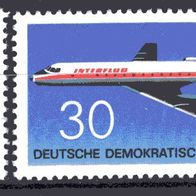 DDR 1969 Flugzeuge (I) MiNr. 1524 - 1527 gestempelt
