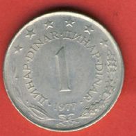 Jugoslawien 1 Dinar 1977