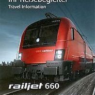 Reisebegleiter Reiseplan ÖBB RJ 660 Wien- Innsbruck Hbf 13-14 Österreich railjet