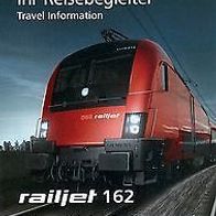 Reisebegleiter Reiseplan ÖBB RJ 162 Budapest - Zürich 12-13 Österreich railjet