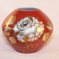 Wallendorf Porzellan Vase mit handgemaltem Goldrelief-Dekor