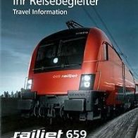 Reisebegleiter Reiseplan ÖBB RJ 659 Wien-Meidling - Graz Hbf 11-12 Samariterbund