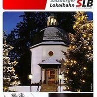 Broschüre Salzburger Lokalbahn Adventzauber Nördlicher Flachgau SLB Salzburg ´12