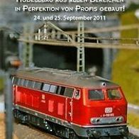Broschüre 2. Wolfgangseer Modellbautage 2011 Abarena Abersee Modelleisenbahn Zug