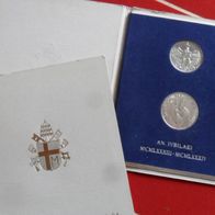 Vatikan - 1983 / 1984 Heiliges JAHR 1000 + 500 Lire Silber * *