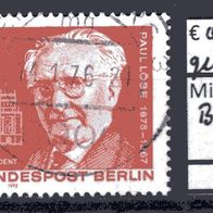 Berlin 1975 100. Geburtstag von Paul Löbe MiNr. 515 gestempelt -7-