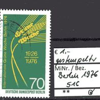 Berlin 1976 50 Jahre Internationale Grüne Woche MiNr. 516 gestempelt