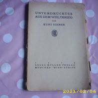 Unterdrücktes aus dem Weltkrieg