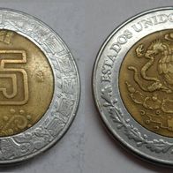 Mexiko 5 Pesos 1999 ## Le