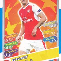 Arsenal London Topps Trading Card Champions League 2016 Granit Xhaka ARS 9