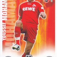 1. FC Köln Topps Match Attax Trading Card 2008 Youssef Mohamad Nr.206