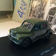 Renault 4 CV Berline/ Affaires 1954 - Norev€ - 1:43 - grün - neu OVP mit Sammlerheft