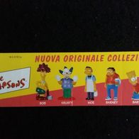 Fremdfiguren Beipackzettel Bon - Sai / Dolcerie Veneziane Simpsons 2001