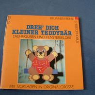 Dreh Dich kleiner Teddybär - Drehfiguren + Fensterbilde