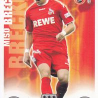 1. FC Köln Topps Match Attax Trading Card 2008 Miso Brecko Nr.202