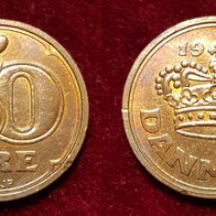 1198(1) 50 Öre (Dänemark) 1989 in vz .................. von * * * Berlin-coins * * *