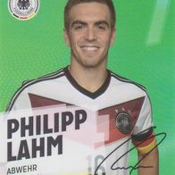 Rewe Sammelkarte - Fußball-WM 2014 - Nr.7/34 Philipp Lahm - NEU