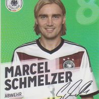 Rewe Sammelkarte - Fußball-WM 2014 - Nr.8/34 Marcel Schmelzer - NEU