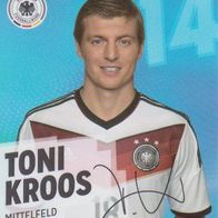 Rewe Sammelkarte - Fußball-WM 2014 - Nr.14/34 Toni Kroos - NEU