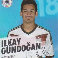 Rewe Sammelkarte - Fußball-WM 2014 - Nr.18/34 Ilkay Gündogan - NEU