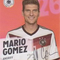 Rewe Sammelkarte - Fußball-WM 2014 - Nr.26/34 Mario Gomez - NEU