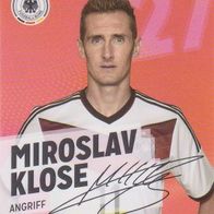 Rewe Sammelkarte - Fußball-WM 2014 - Nr.27/34 Miroslav Klose - NEU