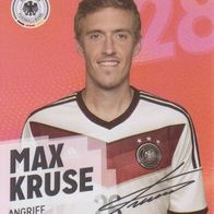 Rewe Sammelkarte - Fußball-WM 2014 - Nr.28/34 Max Kruse - NEU