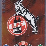 1. FC Köln Topps Match Attax Trading Card 2010 Clubkarte Vereinslogo Nr.333