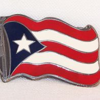 Buckle Bakery 1989 - Gürtelschnalle - " Puerto Rico - Flage ", Modell Nr. - 1664