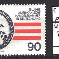 Berlin 1978 75 Jahre Amerikanische Handelskammer in Deutschland MiNr. 562 postfrisch