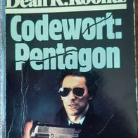 Codewort : Pentagon" Thriller von Dean Koontz / Deut. Erstausgabe 1989 ! GUT !!!