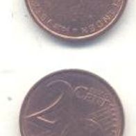 2 Cent Niederlande Gebrauchsmünze von 2004