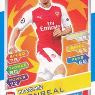 Arsenal London Topps Trading Card Champions League 2016 Nacho Monreal ARS 4