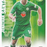 VFL Wolfsburg Topps Match Attax Trading Card 2008 Jonathan Santana Nr.319