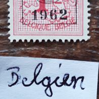 uralte Briefmarke aus Belgien von 1961 ! Überstempelt mit dem Jahr ! Top !