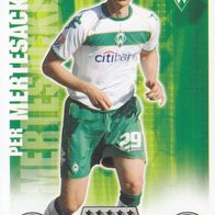 Werder Bremen Topps Match Attax Trading Card 2008 Per Mertesacker Nr.58