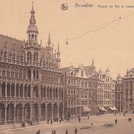 AK Belgien - Brüssel - Maison du Roi et maisons de la Grand Place (4367)