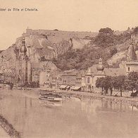 AK Belgien - Dinant - Hôtel de Ville et Citadelle - 1909 (4406)