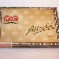 Alte RuC - Attache Zigarrenschachtel - " 10 Zigarren 80 Pf. das Stück "